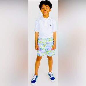 Hill House Home Blue Hydrangea Leo Short. EUC. Size 5/6T